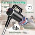 thumbnail image 3 of Detachable Handheld Steam Cleaner with 380mL Tank 260 ℉   Multi-Purpose Floor Steamer for Hardwood Tile Grout Windows Bath Kitchen 3-Level Steam Control, 3 of 8