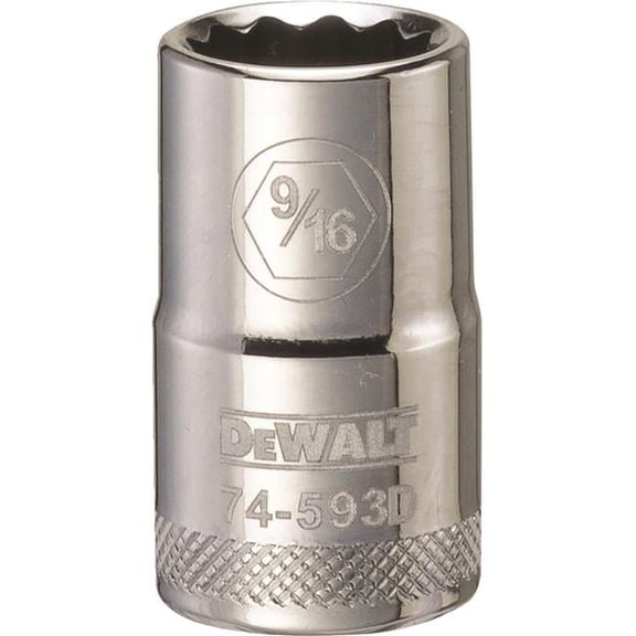 Stanley Tools 228025 0.56 in. 12 Point Socket - 0.5 in. Drive
