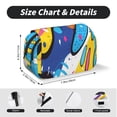 thumbnail image 5 of Sikiie Abstract Color Splash Print Flip Double-layer Pencil Case, All-purpose Stationery Bag for Study and Office, Zipper Design, Unisex, 5 of 7