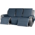 thumbnail image 1 of Housse de Sofa Inclinable, Housses de Canapé Inclinable, Housse de Canapé Inclinable à Mouvement Protecteur de Meuble avec Sangles Élastiques (Standard 3 Places, Sarcelle, 1 of 6