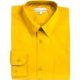 thumbnail image 3 of Boy's Regular Fit Long Sleeve Standard Cuff Pocket Uniform Casual Dress Shirt, 3 of 3