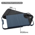 thumbnail image 4 of Xpression Cover for Apple iPhone 15 Pro (6.1") Hybrid Brushed Metal Texture Rugged Slim Shockproof Dual Layers 2-Piece Hard PC + TPU Phone Case - Blue Navy, 4 of 7