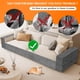 thumbnail image 5 of Almohadilla para rascar para gatos, disuasorio de arañazos para muebles, protector de sofá rascador para gatos de interior, incluye cinta y tornillos (78 x 15.8 pulgadas), 5 of 7