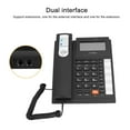 thumbnail image 4 of Office Fixed Telephone, Comfortable Caller ID Home Telephone Multi Function Wear Resistant  For Hotel, 4 of 8