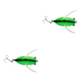 thumbnail image 2 of Advancent Cebo falso Señuelo realista Dureza fuerte Herramientas de pesca artificiales Verde Verde 2Conjunto, 2 of 6