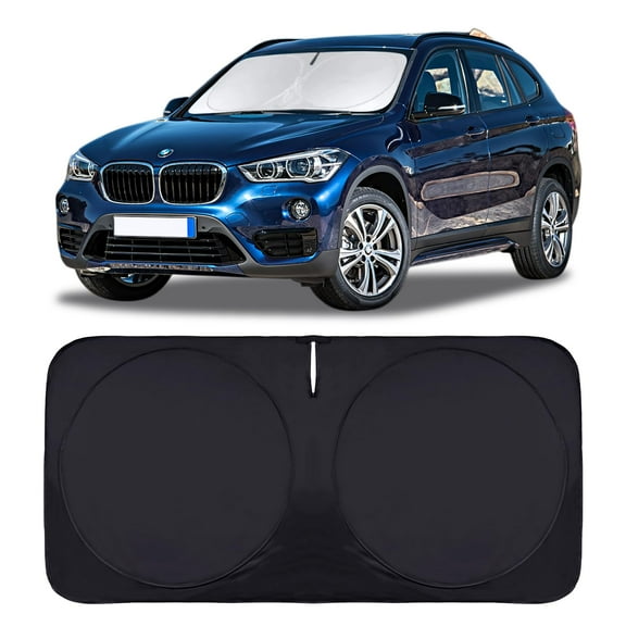 For X1 X3 X5 X7 Sunshade Windshield Sun Shade  Insulated Front Window Shield Windshield Cover Sun Visor Protector Privacy UV Reflector Blocks Heat