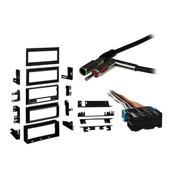 Fits GMC Full Size Jimmy 1988-1991 Single DIN Harness Radio Install Dash Kit