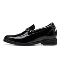 thumbnail image 2 of CMR CHAMARIPA Height Increasing Shoes For Men - Hidden Heel Loafer Shoes - Black Patent Leather Men Taller Shoes 9 CM / 3.54Inches, 2 of 5