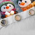 thumbnail image 4 of jejeloiu Cute Pinguin Blackout Curtains Set of 2 (52x84 Each),Cartoon Ocean Animal Window Curtains,Winter Theme Curtains and Drapes For Kids,Luxury Bedroom Decor, 4 of 6