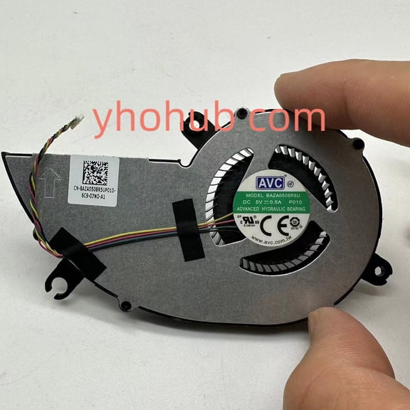 For AVC BAZA0508R5U P010 DC 5V 0.5A 4-Wire Server Cooling Fan