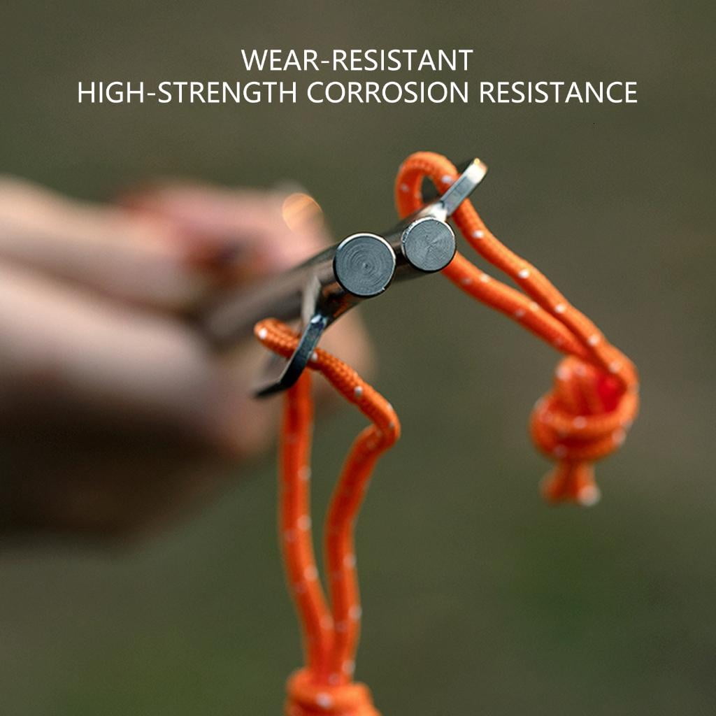 Yihuala 2Pcs Element22 Tent Dowels Set Round Plan Backpacking Ground Stakes 7mm Diameter Multiple Length