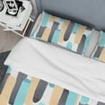 thumbnail image 4 of Designart 'Retro Geometrical Abstract I' Mid-Century Modern Duvet Cover Set, 4 of 4