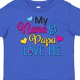 thumbnail image 4 of Inktastic My Nana and Papa Love Me with Hearts Boys or Girls Toddler T-Shirt, 4 of 5