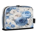 thumbnail image 2 of Vertical Pencil Case Pencil Bag Pencil Cases Large Capacity Storage Pencil Box Paintbrush Box Office Supplies Box Colorful Blue Rose, 2 of 7