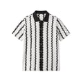 thumbnail image 5 of FRSASU Men's Summer Striped Shirts Casual Button Down Textured Short Sleeve Collared Vintage Beach Shirts White, 5 of 7