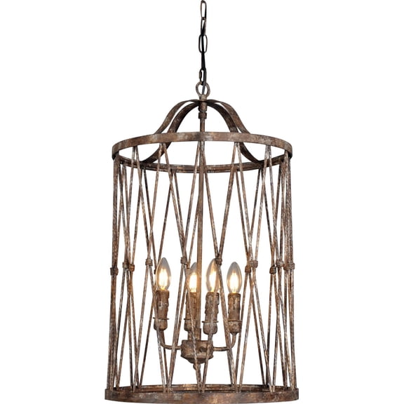Exquisite Kara Chandelier, Washed Gold Finish