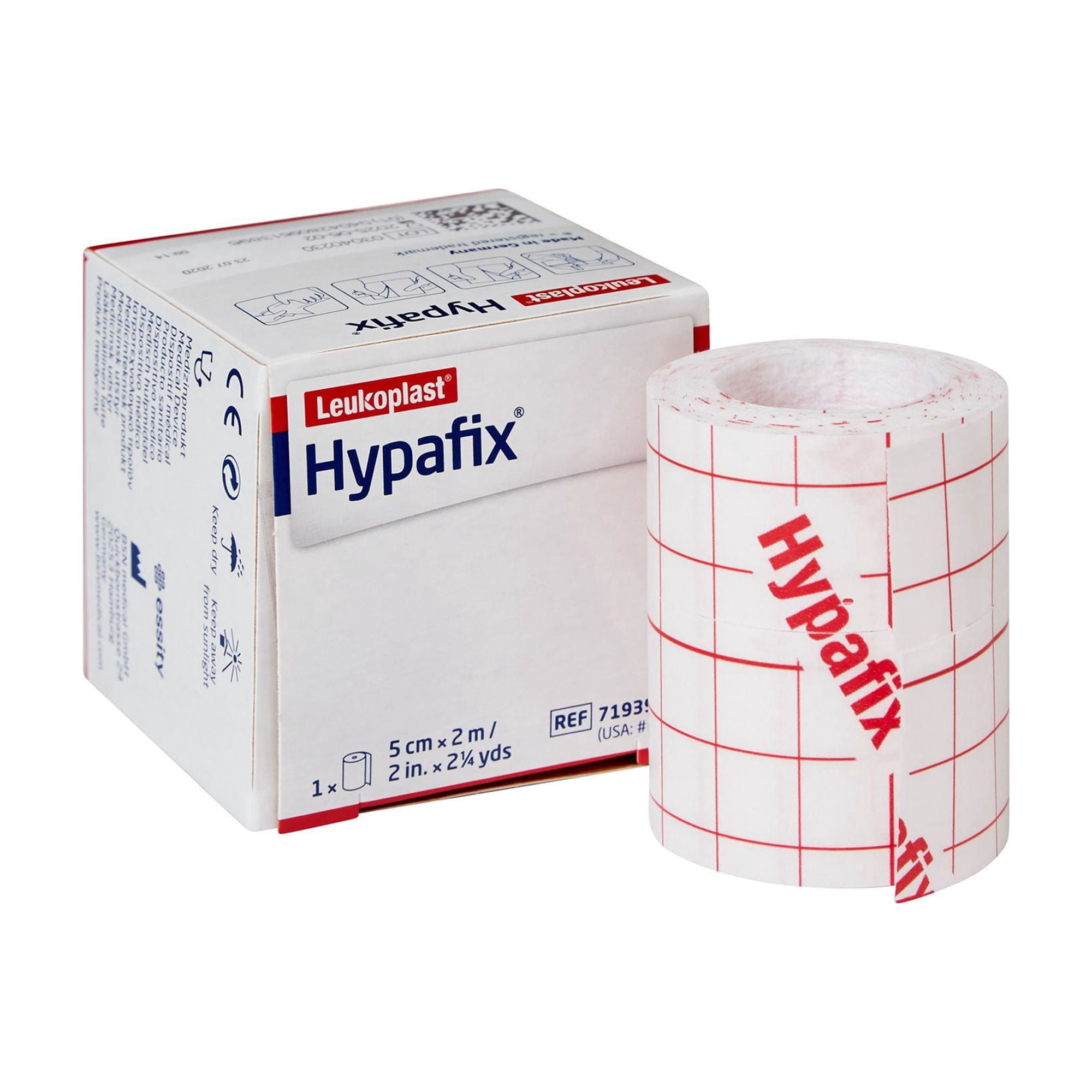 Hypafix White Dressing Retention Tape with Liner NonSterile 2 Inch X 2 Yard 36 per Case 4215