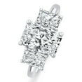 thumbnail image 3 of Pompeii 4 - 7 Ct Radiant Cut 3-Stone Diamond Engagement Ring 14k or Platinum Lab Grown, 3 of 3