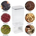 thumbnail image 3 of Wall-Mounted Dry Food Dispenser, Transparent Plastic, Dry Food Dispenser, Dry Food Fruit Storage Box-1500ML, 3 of 5