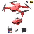 thumbnail image 1 of Drone 4k 4ch Rc Quadcopter Modo de retención de altitud Control remoto Drone Modo sin cabeza JShteea libre de BPA, 1 of 9