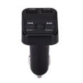 thumbnail image 1 of Transmisor FM Bluetooth 5.0 para coche, adaptador de radio FM inalámbrico, reproductor MP3 con cargador rápido USB dual para iOS, 1 of 14