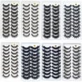 thumbnail image 2 of 10 Pares De Pestañas Postizas Naturales Largas De Maquillaje Visón 3d Extensión Para Belleza Gao Jiahui  unisex, 2 of 2