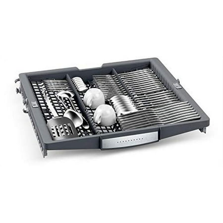 Bosch - 800 Series 24" Top Control Built-In Stainless Steel Tub Dishwasher with 3rd Rack and CrystalDry, 42 dBa - Stainless Steel