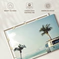 thumbnail image 6 of Elephant Stock Retro Surf Van Wall Art - Horizontal Canvas Wall Art - Living Room Wall Decor - Beach Canvas - Blue And Purple Decor - 12" x 8", 6 of 8