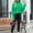 Green, variant on Women's Winter Sweater, Long Sleeve Solid Color Turtle Neck Warm Cozy Wear Casual Pullover Tops Orange L
