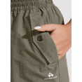 thumbnail image 3 of Pioneer Camp Women's Parachute Cargo Pants, High Waisted Wide Leg Quick Dry Hiking Pants, 3 of 10