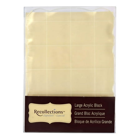 UPC: 0886946249679 | Large Acrylic Stamp Block by Recollections™