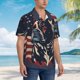thumbnail image 3 of Fotbe Patriotic Bulldog Art Camisa Hawaiana para Hombre Unisex – Camisa Casual de Verano con Botones de Manga Corta de Algodón y Lino,Medium, 3 of 7