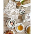 thumbnail image 4 of Khaki Farmhouse Kitchen Dish Towels for Drying Dishes Set of 3, Floral Floral Plant Leaf Vintage Spring Waffle Weave Microfiber Hand Tea Bathroom Towels Quick Dry & Absorbent Towel 15.7x23.6, 4 of 7