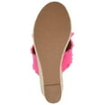 thumbnail image 6 of Journee Womens Shanni Wedge Heel Espadrille Sandals, 6 of 10