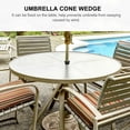 thumbnail image 4 of MOVTOTOP Umbrella Cones Wedge Plug Umbrella Wedge Plug Umbrella Hole Plug Umbrellas Pole Stabilizer, 4 of 6