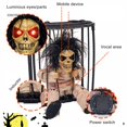 thumbnail image 3 of Helado Decoraciones Para Fiestas De Halloween Decoración De Fantasmas Espeluznantes Cráneos Para Casa Embrujada Interior/Exterior Bromas Perfectas Para Niños Adultos, 3 of 4