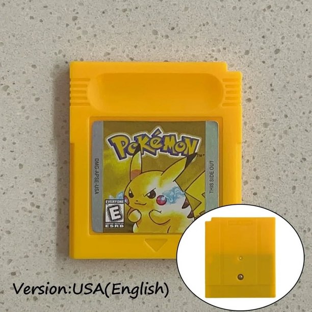 Blue/Crystal/Green/Gold/Red/Silver/Yellow Game Cartridge Video Console Card High Quality with Battery Multi-language