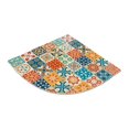 thumbnail image 3 of Alfombrilla de ducha de esquina perfecl de PVC 60 cm x 60 cm Naranja, 3 of 8