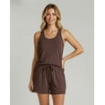 thumbnail image 2 of Real Essentials 4 Piece: Women's Super-Soft Tank Top and Short Pajama Set - Loungewear Sleepwear (Available in Plus Size), 2 of 7