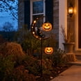 thumbnail image 4 of XGFHYJEH Halloween Decorations, Halloween Decorations Indoor, Solar Halloween Garden Stake Light Pumpkin Garden Stake Light Hanging For Patio Walkway Porch, 4 of 6