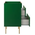 thumbnail image 4 of Vanity Cabinet (Sink not included), Green, Wood, Hotel Bedroom Bathroom, Modern Contemporary HB33621, 4 of 9