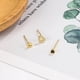 thumbnail image 3 of Pendientes de amor con incrustaciones de diamantes, bonitos pendientes de moda para mujer, pequeños y exquisitos mini pendientes, diseño de corazón de moda, 3 of 5