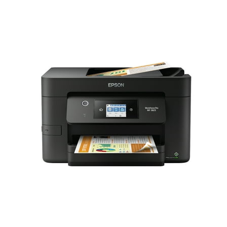 Epson Workforce Pro WF-3823 Wireless All-in-One Printer with Auto 2-Sided Print, 250-Sheet Tray and 2.7" Color Touchscreen - Black