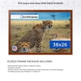 thumbnail image 2 of ArtToFrames 38x26 Inch - 97x66 CM Brown Puzzle Frame for 2000 piece Puzzles.1.38 Inch Custom Wood Puzzle Frames, Walnut - Comes with Economy Acrylic, 2 of 6