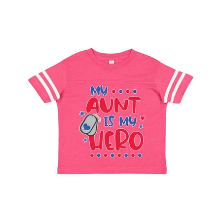 

Inktastic Memorial Day My Aunt is My Hero Gift Toddler Boy or Toddler Girl T-Shirt
