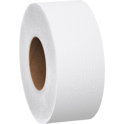 Jr Jumbo Toilet Tissue 2-Ply White 1000ft per roll Case of 4 Rolls 