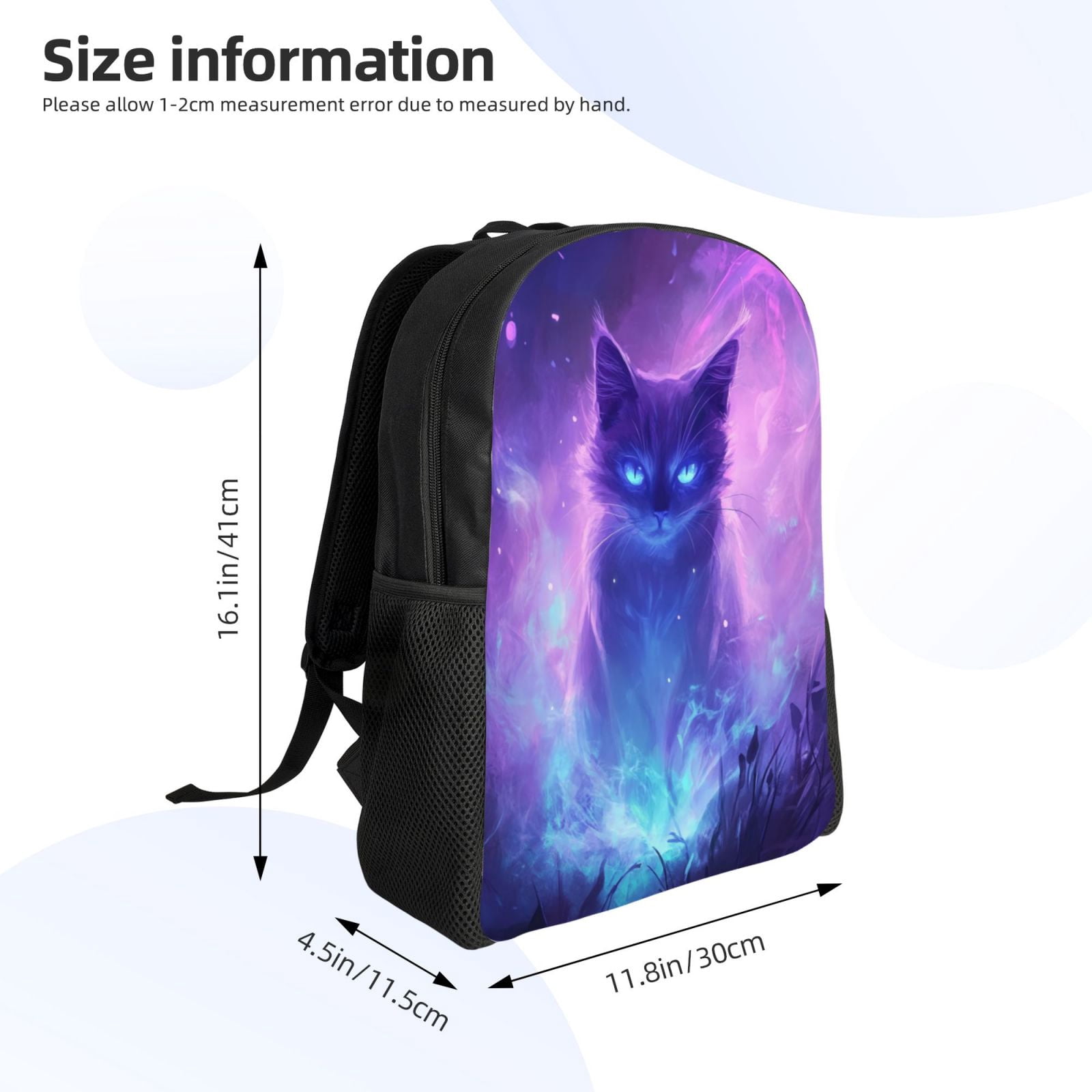 Cat Backpack Double Shoulder Backpack Durable, Spacious, Ergonomic Design for Travel, Work & Outdoor Use