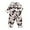 Beige, variant on Girls Summer Clothes Set Long Sleeve Leopard Tops T Shirt Pants Outfits Sports Tracksuit Beach Vacation Size 4-5T