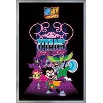 DC Comics Movie - Teen Titans Go! To The Movies - Group Wall Poster, 22.375" x 34", Framed