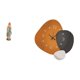 thumbnail image 5 of Estatua de resina de María y reloj de pared decorativo moderno, ideal para el hogar, la oficina, el coche, el dormitorio, el baño, restauran, 5 of 8